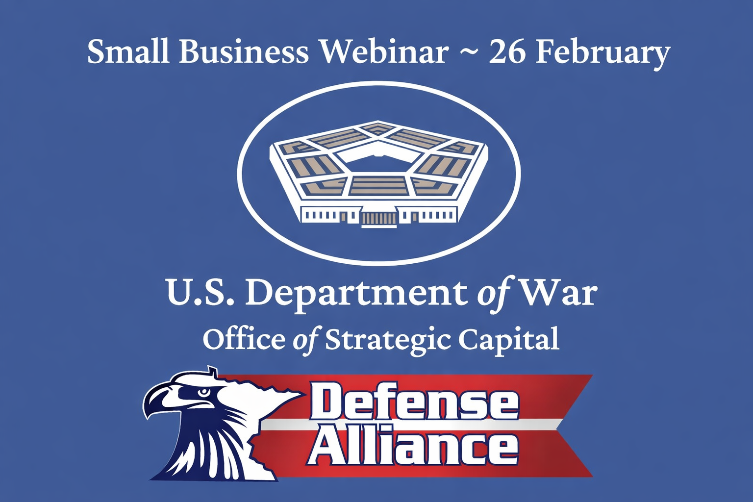 DoW Webinar: Investing in Critical Technologies ~ 26 February